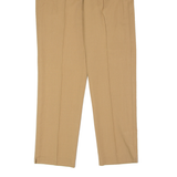BEST CONNECTIONS Pleated Womens Trousers Beige Slim Straight 90s W26 L28