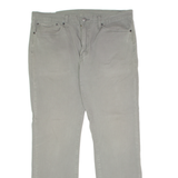 LEVI'S 511 BIG E Mens Twill Trousers Grey Slim Straight W36 L31