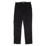 LEVI'S 721 High Rise Womens Trousers Black Regular Straight W32 L32