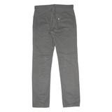 LEVI'S Mens Twill Trousers Grey Regular Tapered W30 L32