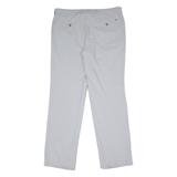 TOMMY HILFIGER Striped Mens Trousers Blue Regular Straight W38 L34