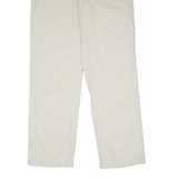 TOMMY HILFIGER Chino Mens Twill Trousers Cream Regular Straight W34 L32