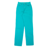 WRANGLER Womens Jeans Green Regular Straight W25 L32