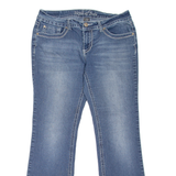 MYTH OF JADE Womens Jeans Blue Regular Bootcut Stone Wash W32 L29