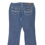 MYTH OF JADE Womens Jeans Blue Regular Bootcut Stone Wash W32 L29