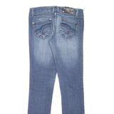 BONGO Womens Jeans Blue Slim Skinny Stone Wash W30 L31