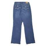 LEVI'S 529 Curvy Womens Jeans Blue Regular Bootcut Stone Wash W28 L31