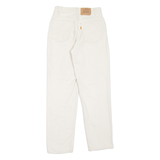 LEVI'S 550 Made In USA Orange Tab Student Fit Womens Jeans Beige Mom 90s W24 L30