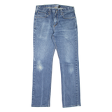 CARHARTT Workwear Mens Jeans Blue Regular Straight Stone Wash W33 L32