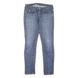 TRUE RELIGION Womens Jeans Blue Slim Skinny Stone Wash W30 L30