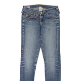 TRUE RELIGION Stella Womens Jeans Blue Slim Skinny Stone Wash W24 L29