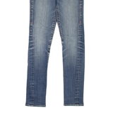 TRUE RELIGION Stella Womens Jeans Blue Slim Skinny Stone Wash W24 L29