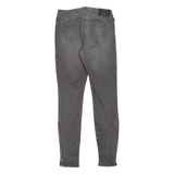 TRUE RELIGION Tara Womens Jeans Grey Slim Skinny Stone Wash W26 L30