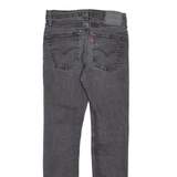 LEVI'S 511 Jeans Mens Black Slim Straight W29 L30
