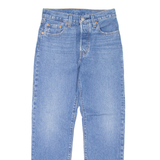 LEVI'S 501 Jeans Womens Blue Regular Straight W24 L28