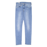 LEVI'S 519 Jeans Mens Blue Slim Skinny Stone Wash W32 L34