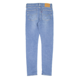 LEVI'S 519 Jeans Mens Blue Slim Skinny Stone Wash W32 L34