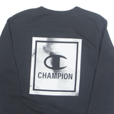 CHAMPION Mens Sweatshirt Black S