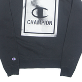CHAMPION Mens Sweatshirt Black S