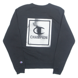 CHAMPION Mens Sweatshirt Black S
