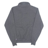 CHAMPION University Of Delaware Mens Sweatshirt Grey 1/4 Zip USA S