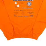 RUSSELL ATHLETIC Laporte Pop Warner Football Mens Sweatshirt Orange USA XL