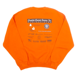 RUSSELL ATHLETIC Laporte Pop Warner Football Mens Sweatshirt Orange USA XL