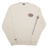 JANSPORT RCC Mens Sweatshirt Beige 90s USA L