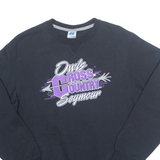 RUSSELL ATHLETIC Owls Cross Country Seymour Mens Sweatshirt Black USA M