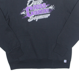 RUSSELL ATHLETIC Owls Cross Country Seymour Mens Sweatshirt Black USA M