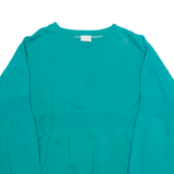 Womens Sweatshirt Green 90s L