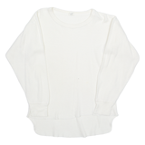 BLACKSHEEP Hi-Low Womens Sweatshirt White M