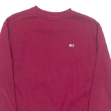 TOMMY JEANS Mens Sweatshirt Red S