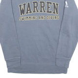 ADIDAS Warren Swimming & Diving Indiana Mens Sweatshirt Grey USA M