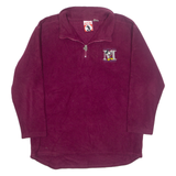 DISNEY Mickey INC Fleece Womens Sweatshirt Maroon 90s USA M