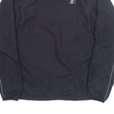 STARTER Mesh Lined Training Mens Sweatshirt Black V-Neck S