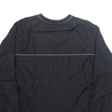 STARTER Mesh Lined Training Mens Sweatshirt Black V-Neck S