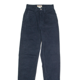 GUESS JEANS Womens Jeans Blue Regular Tapered 90s W24 L30