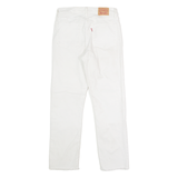 LEVI'S Womens Jeans White Classic Straight W26 L26