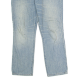 LAUREN RALPH LAUREN Womens Jeans Blue Regular Straight Stone Wash W32 L26