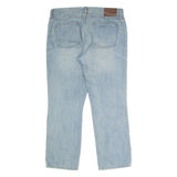 LAUREN RALPH LAUREN Womens Jeans Blue Regular Straight Stone Wash W32 L26