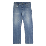 DICKIES Mens Jeans Blue Regular Straight Stone Wash W34 L32