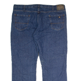 DICKIES Blanket Lined Mens Jeans Blue Relaxed Straight W42 L32