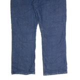 DICKIES Blanket Lined Mens Jeans Blue Relaxed Straight W42 L32