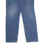 DICKIES Blanket Lined Carpenter Mens Jeans Blue Straight Stone Wash W40 L32