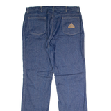 BULWARK Workwear Mens Jeans Blue Regular Straight Raw W38 L37