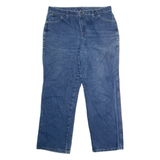 DICKIES Womens Jeans Blue Regular Straight W36 L30
