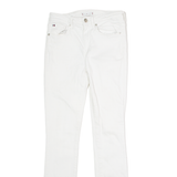 TOMMY HILFIGER Como Flex Womens Jeans White Slim Skinny Stone Wash W24 L28