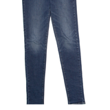 LEVI'S 710 Womens Jeans Blue Slim Skinny Stone Wash W28 L32