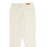 JOULES Monroe Crop Womens Jeans Cream Regular Jegging W24 L24